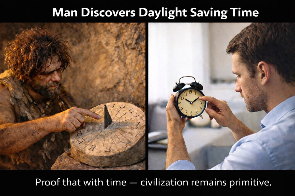 Have we really “sprung forward”? 

Daylight Saving Time is proof that after 2,026 years of trying to record time — we still suck.