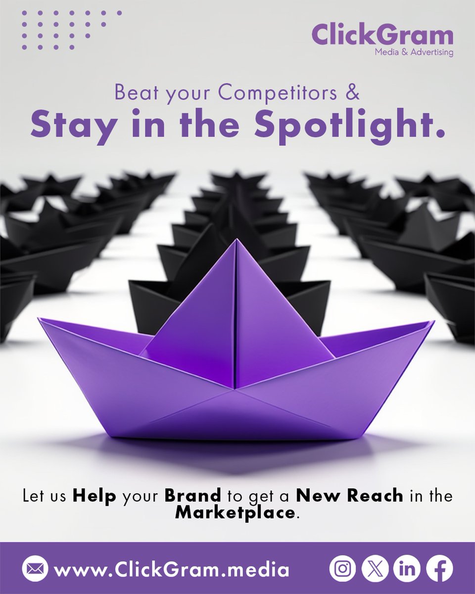 Clickgram_media's tweet photo. Stand out from the competition and put your brand in the spotlight.
Let ClickGram Media help your business reach the right audience and grow faster in the digital world.
🌐 https://t.co/055v398PLs
.
.
.
.
#digitalmarketingindia #startupindia #clickgrammedia https://t.co/V37H5xdEto