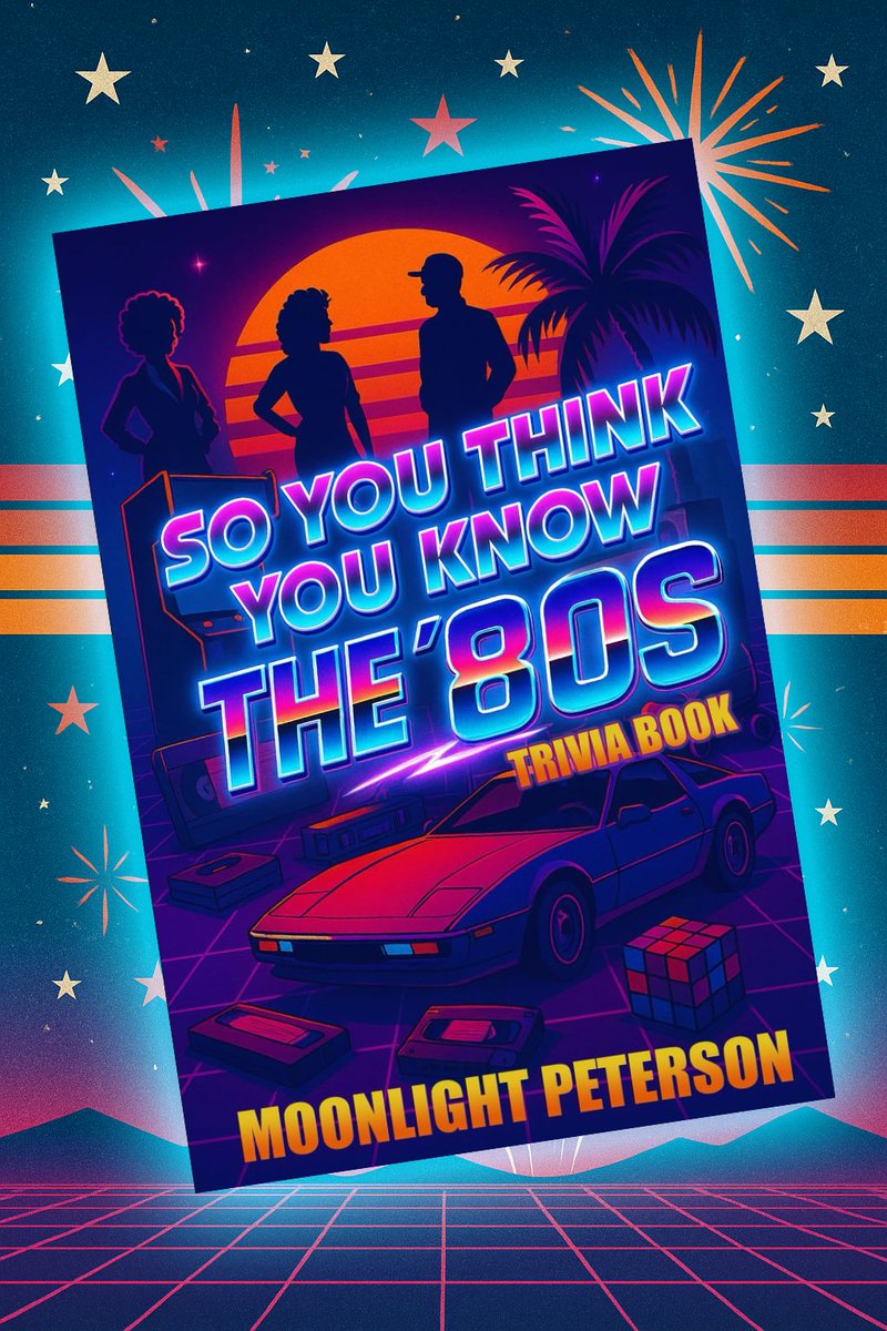 landofthe80s's tweet image. Looking for a fun read or trivia night game? 👇

Nearly 200 pages w/hundreds of trivia questions &amp;amp; facts about all your favorite childhood memories.

amzn.to/4b8lvZ2

#nostalgia #ad #genx