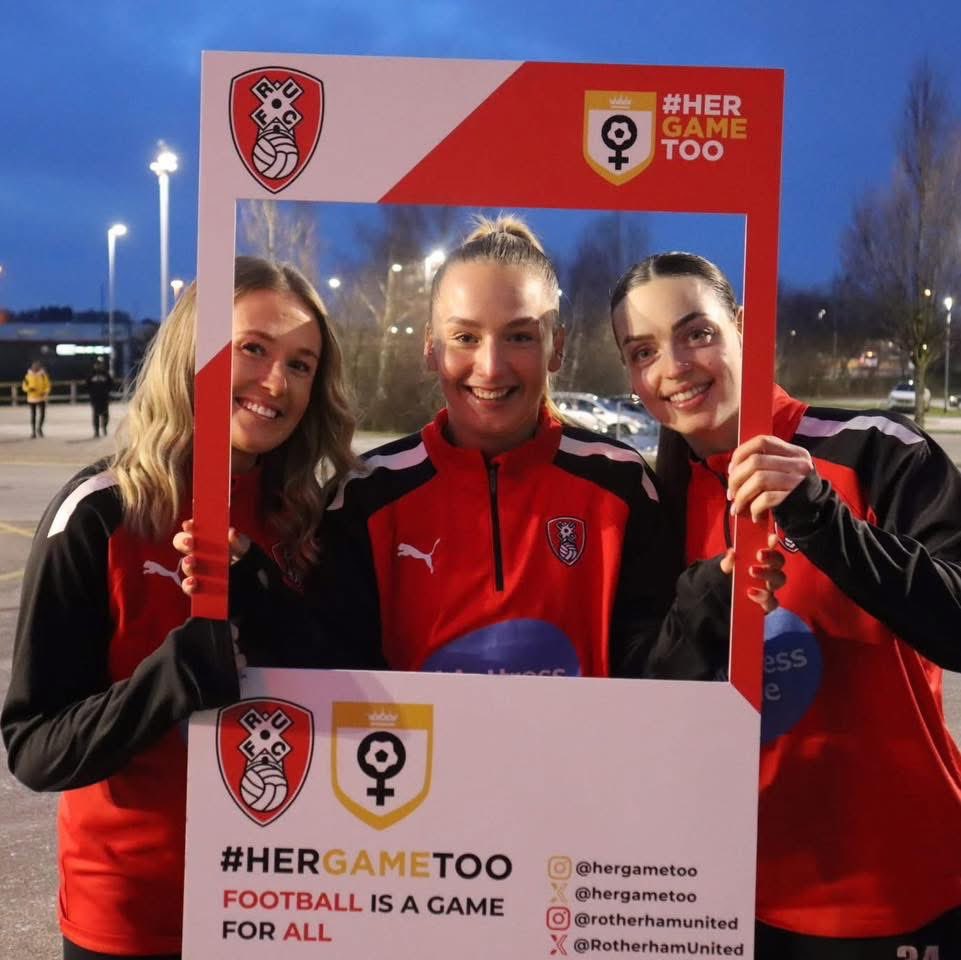 RUFCWSG's tweet photo. ⚽️ 6 DAYS TO GO ⚽️

@RUFC_CT will be around on match day on the 14th March for our dedicated fixture giving you the chance to take some photos. 

If you manage to grab one don’t forget to tag us in it! 

#RUFCWSG #rufc #kickitout #TownCountyUnited #rotherhamunited #Hergametoo https://t.co/tfG7eO9QRm