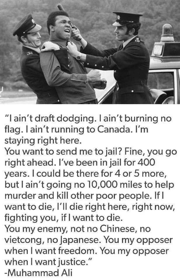 Muhammed Ali in 1967.