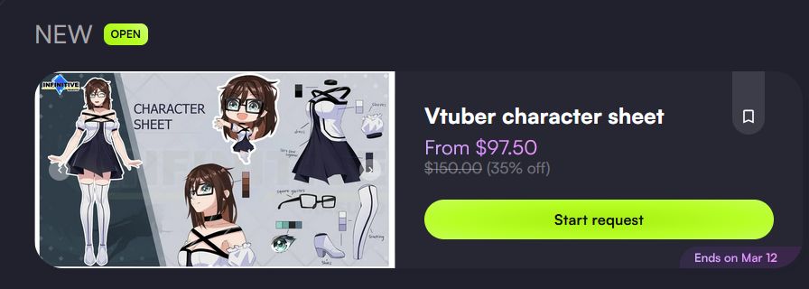 Asano_Starlight's tweet photo. New service has opened with limited discounts for new costumer🥳🎉🎊
https://t.co/tF9ovC3JCu

#vtuber #commission #vtubercommission #live2d  #Live2DShowcase #ENVtuber #VTubermodel #CommissionsOpen https://t.co/1nPDcsEqmS