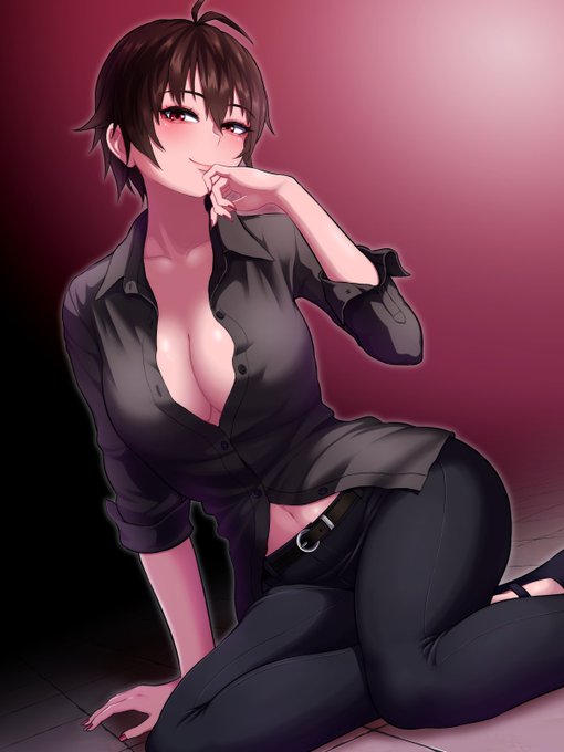 イラスト練習28 ワイシャツ