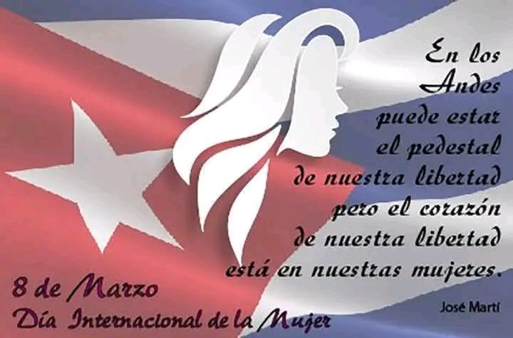♥ 8➡Marzo, fecha para reconocer a esas mujeres valientes que con amor, pasión y entrega cambian historias todos los días, que inspiran, construyen, con firmeza y dulzura.
🌹Muchas felicidades para nuestras guerreras 🇨🇺 y especialmente las del <a href="/MINSAPCuba/">Ministerio de Salud Pública de Cuba</a> 

#MujeresEnRevolución