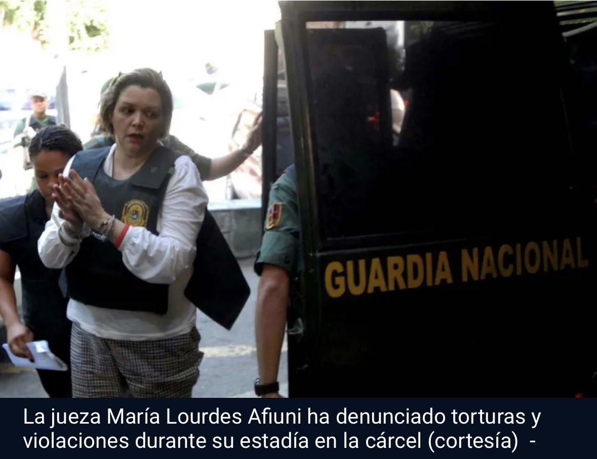 En este día de la Mujer, mi reconocimiento a la valentía de la Juez María Afiuni, quien prefirió enfrentar prisión y tortura antes que aceptar un delito que no cometió para comprar su libertad. Su dignidad frente a la maldad del régimen chavista es ejemplo de integridad y coraje