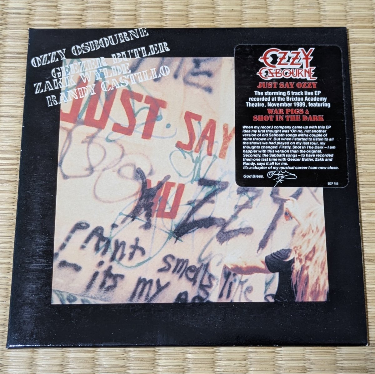 レア オジー・オズボーン 直筆サインCD ozzy osbournde 【公式通販】
