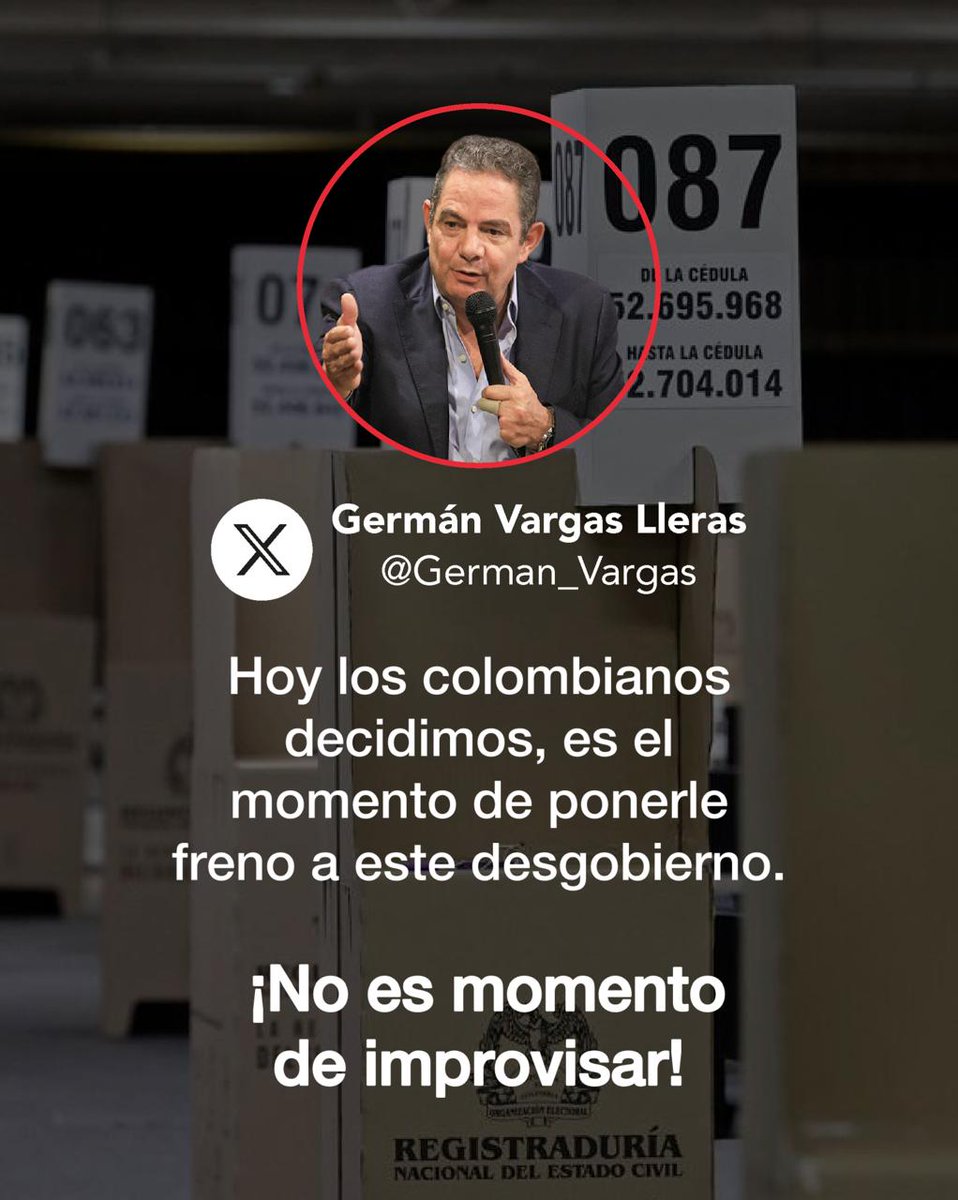 Germán Vargas Lleras tweet media