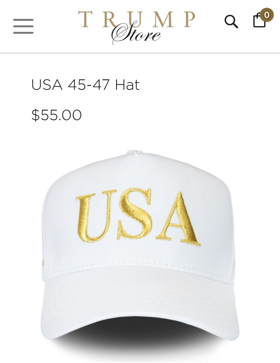asclepiasyriaca's tweet photo. @BadFoxGraphics @foxandfriends And it wasn't just any old ball cap. It was a cap he sells at the Trump Store for $55. 

He was promoting his Trump merch at the dignified transfer of soldiers he killed. https://t.co/gphOTZfCFM