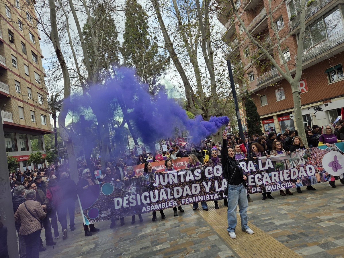 CCOORM's tweet photo. El #8M2026 ha teñido de morado la Región. Murcia, Cartagena, Yecla, Lorca... #poderqueconstruye https://t.co/8Ze1Ll8nBQ