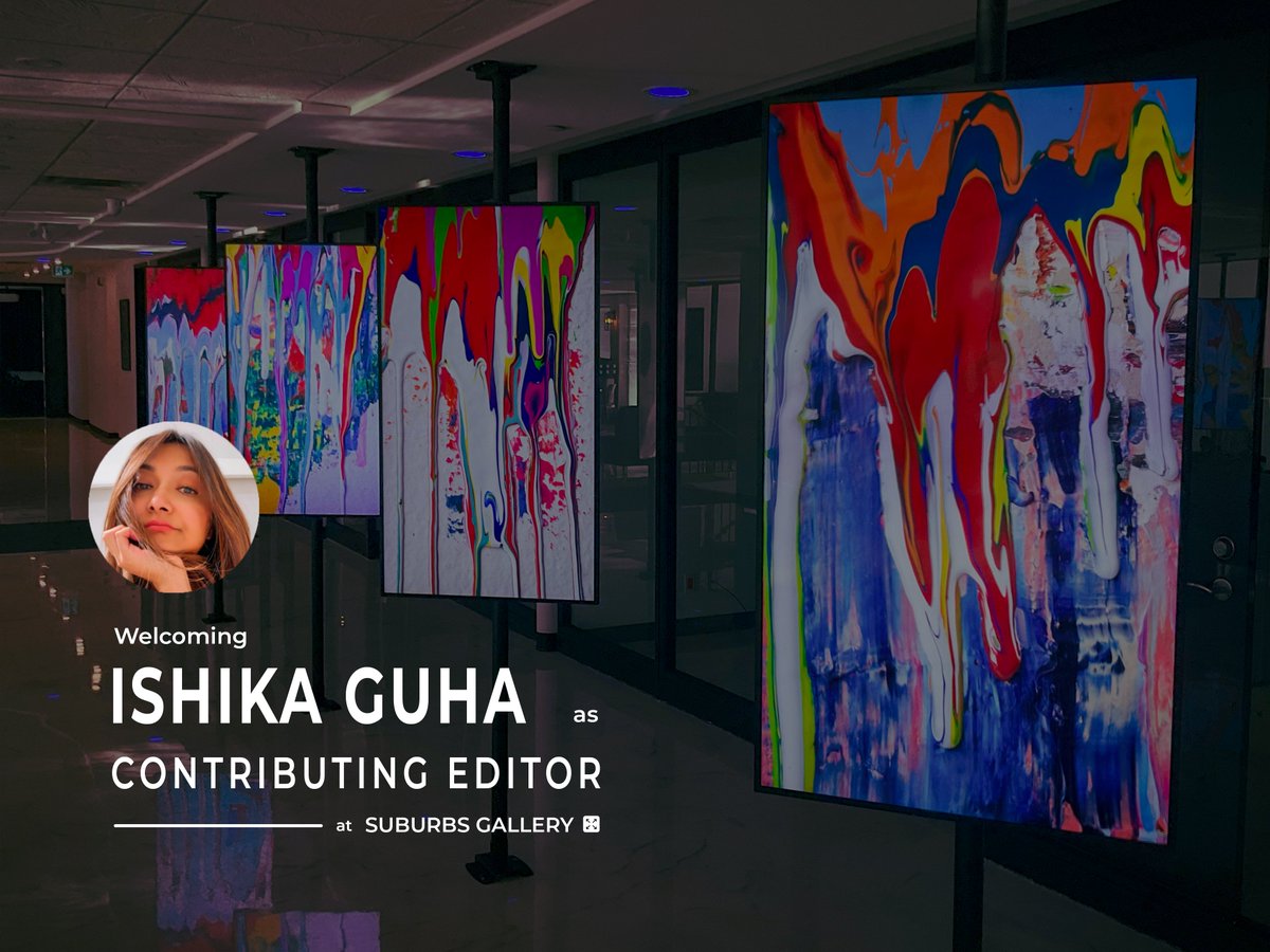 gm. 
Welcoming <a href="/IshikaGuha2/">Ishika Guha</a> as Contributing Editor at Suburbs.

Art news
Artists’ perspectives
A new editorial voice