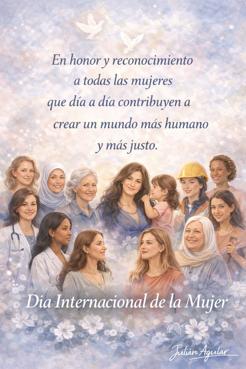 Hoy el mundo no necesita más poder.
Necesita mejor conciencia en quienes lo ejercen.

Mujeres, energía femenina:

Es tiempo de demostrar que la energía femenina puede transformar
la división en unidad,
la corrupción en honestidad,
la hipocresía en verdad
y el odio en amor. 🙏