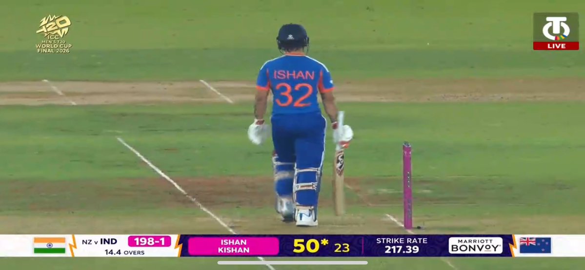 What an inning from Kushan 
50 from 23 balls 
India all over nz
#T20WorldCup2026final #INDvsNZ #WomensDay