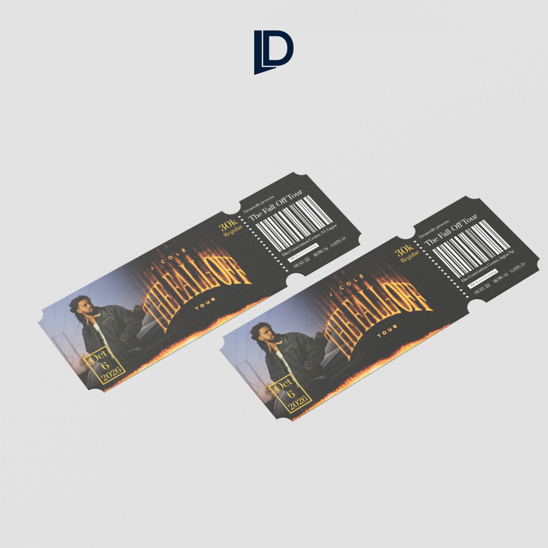 Oruaro6's tweet image. POV: if THE FALL OFF tour was coming to Nigeria...  

#thefallofftour  #jcole #ticketdesign #graphicsdesign