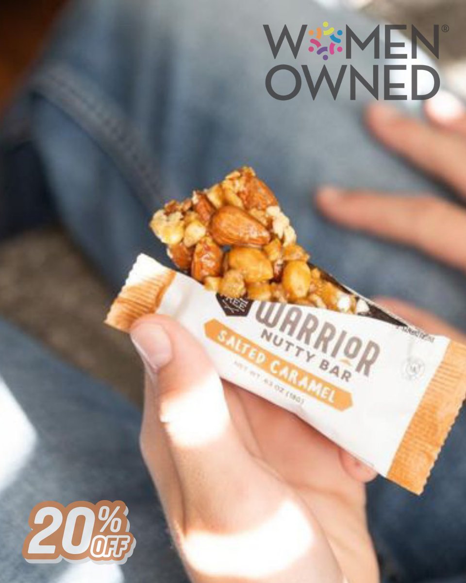 It's International Women's Day!  To celebrate you can grab your Women Owned Warrior Mini Bars 20% off!  

USE CODE: BAR20

#WarriorStrong #WomenOwned #glutenfree  
20% off expires 3.10.26 11:59 est