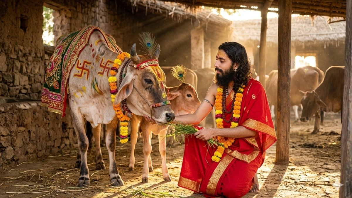 Nigrahacharya's tweet photo. धर्म ही वृषभ के रूप में हैं एवं वसुन्धरा ही गौ के रूप में अभिव्यक्त होती है। गौ एवं धर्म एक दूसरे के अनन्य हैं। शिवशक्तिस्वरूप ही धर्म एवं गौ के रूप में प्रत्यक्ष है। हम गाय को नहीं प��लते, गाय हमें पालती है। सम्पूर्ण विश्व के मनुष्य, देवता, पितृ, असुर, ऋषि, पशु और तिर्यक् प्रजा को अभीष्ट पोषण प्रदान करने हेतु पृथ्वीदेवी ने गौ का ही रूप धारण किया है। गौ की सेवा समस्त कल्याण का मूल है। गौ का तिरस्कार समस्त शुभ का विनाशक है। गौ की सेवा मानवमात्र का परमधर्म है। समस्त ज्ञाताज्ञात अरिष्टों का निवारण नैष्ठिक गोव्रती की सेवा साधना से होना शास्त्रसिद्ध तथ्य है। यज्ञ, दान, तीर्थ एवं व्रत में असमर्थ व्यक्ति भी गौसेवा से समस्त पुण्यों को प्राप्त कर लेता है। गौ का स्पर्श करके, उनकी परिक्रमा करने वाले सप्तद्वीपार्णववती पृथ्वी की परिक्रमा क�� फल प्राप्त करता है। 

गामालभ्य नमस्कृत्य कृत्वा चैव प्रदक्षिणम्।
प्रदक्षिणी कृता तेन सप्तद्वीपा वसुन्धरा॥

गौमाता की सेवा, पूजा, रक्षा करने वाले पूर्वजों के महनीय संस्कार के अनुसार समस्त सनातनी सज्जनों के लिए भारत के विभिन्न संस्थानों में बैठे नरपिशाचों को गौहत्या का समर्थन या प्रत्यक्ष/परोक्ष धनार्जन के दोष के कारण देशद्रोही समझना चाहिए एवं उनके साथ वैसा ही व्यवहार करना चाहिये। घ�� के बछड़े, बूढ़ी और अस्वस्थ गौ को कसाई के हाथों बेचने वाले अधम हिन्दुओं के साथ भी दण्ड का व्यवहार होना चाहिए। गोरक्षा के नाम पर कपट करके तस्करों के साथ मिलने वालों को तथा गौमाता की शुद्ध प्रजाति को कृत्रिम गर्भाधान से दूषित करने वालों को भी मृत्युदण्ड मिलना चाहिए। गौरक्षा में बाधा बनने वाले प्रत्येक सरकारी / गैरसरकारी संस्थान, विभाग, मन्त्रालय, न्यायपालिका, संसद अथवा व्यक्ति के जीवनाधिकार का उन्��ूलन होना चाहिए। गौमाता की सेवा एवं रक्षा में तत्पर निष्कपट सज्जनों को हमारा सहयोग/अभिनन्दन/आशीर्वाद सदैव है। 

― निग्रहाचार्य श्रीभागवतानंद गुरु

#निग्रहाचार्य #Nigrahacharya #शंकराचार्य