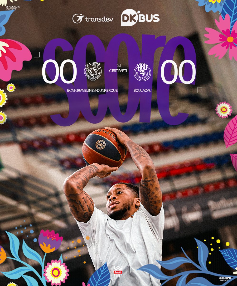 BCMBasket's tweet photo. #BCMBBD | 𝗖'𝗘𝗦𝗧 𝗣𝗔𝗥𝗧𝗜 🏴☠️
Le coup d'envoi est donné à Dewerdt pour notre deuxième rencontre de Carnaval face à Boulazac 🎭
#MoreThanTheNorth #BetclicELITE https://t.co/17v4528nue