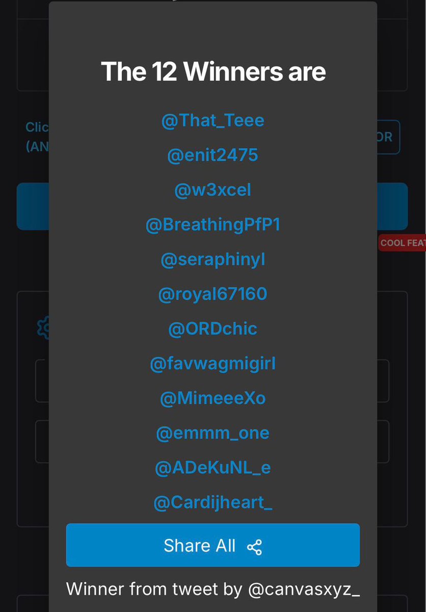 The winners are: 

GTD winners 

<a href="/MimeeeXo/">mimeee (❖,❖)</a> 
<a href="/emmm_one/">Mike🌱 (❖,❖)</a> 

FCFS 

<a href="/That_Teee/">That_teee</a> 
<a href="/enit2475/">The man ♂️</a>
<a href="/w3xcel/">ɛӼƈɛʟʟ</a>
<a href="/BreathingPfP1/">BreathingPfP 🦾🦾</a>
<a href="/seraphinyl/">seraphina</a>
<a href="/royal67160/">StAy-LoCKeD-IN</a>
<a href="/ORDchic/">kaybee</a>
<a href="/favwagmigirl/">Thegirlnextdoor👧</a>
<a href="/ADeKuNL_e/">Olukuloye001</a>
<a href="/Cardijheart_/">CardiJheart</a> 

Dm with ur wallets plz