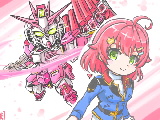 にぇ〜ガンダム #miko_Art