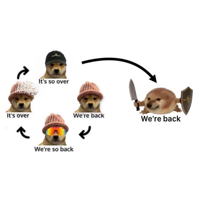 The reason coins like $Shib and $Wif went to billions isn’t just because of the narrative 

It is because everyone was shilling it until they manifested billions 

Everyone shilling a meme is all that is needed for it to reach escape velocity 

“What the dog doing” is the first