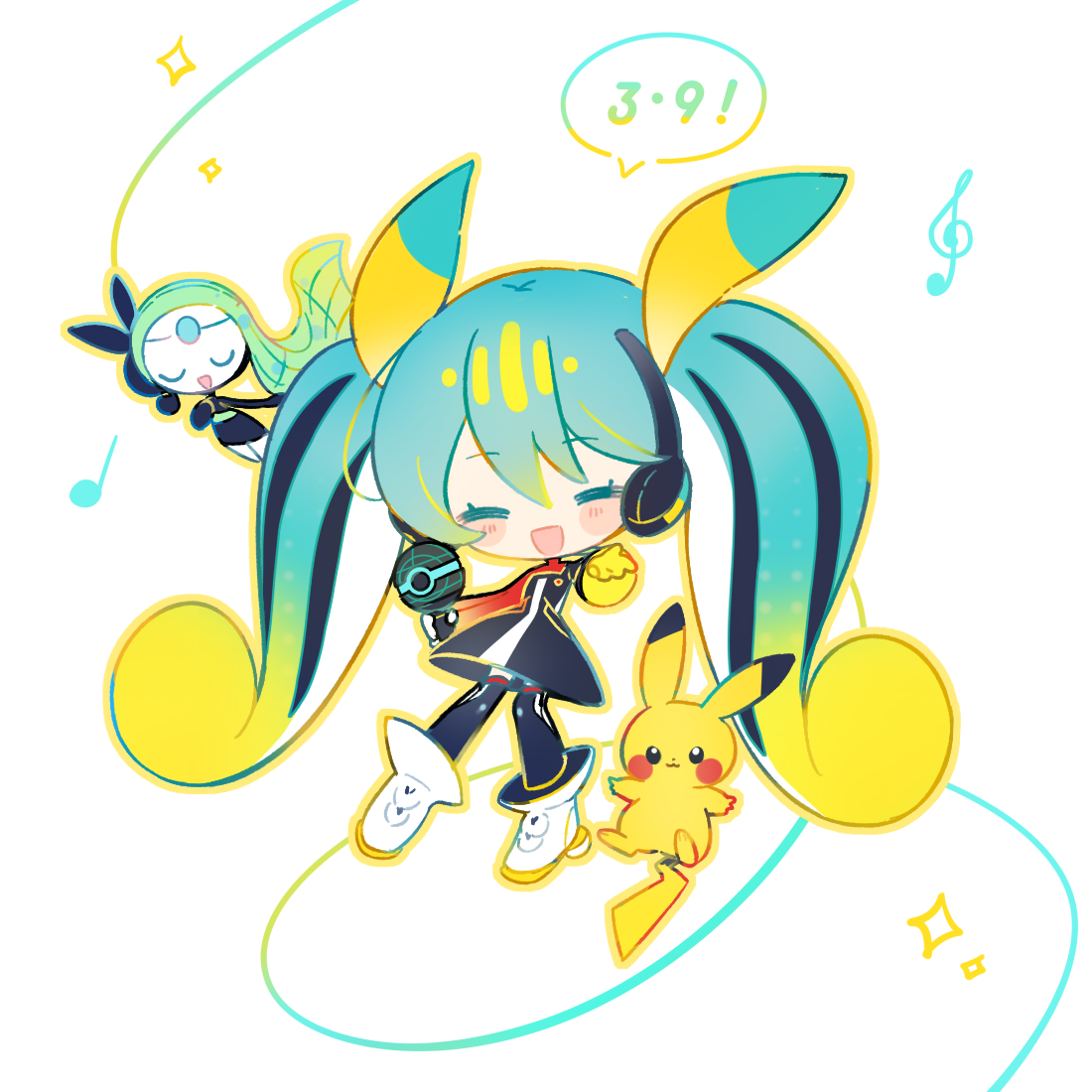 Nishina_hima's tweet photo. 🎤⚡️
#ミクの日 #ミクの日2026 https://t.co/VsUuBHESCx