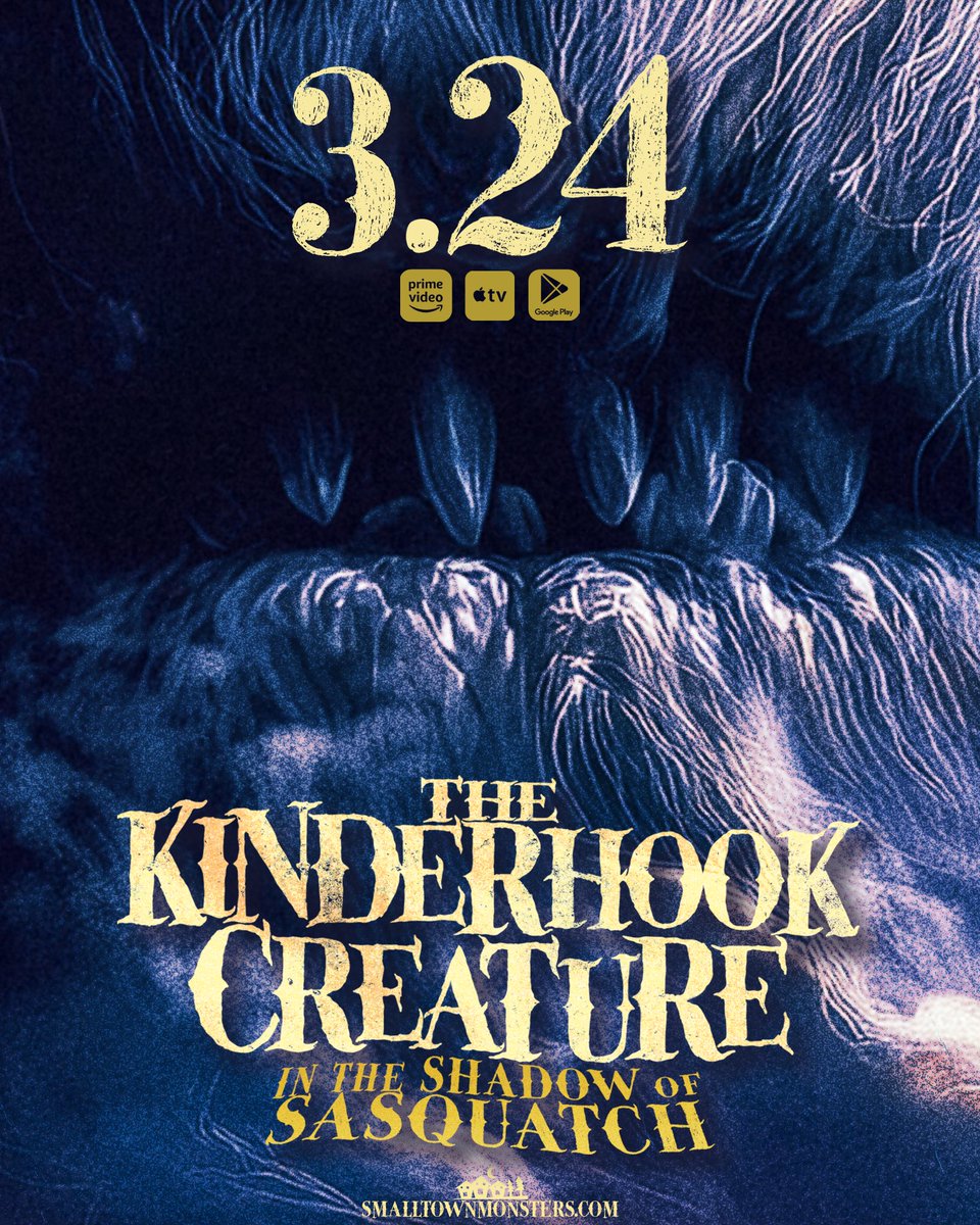 SmlTownMonsters's tweet image. From family experiences to local lore, the story of Kinderhook blends heritage and mystery. The Kinderhook Creature brings you closer than ever to the truth.

Coming March 24, 2026, available on Amazon, Apple, Google, and physical media at smalltownmonsters.com

#mystery #lore