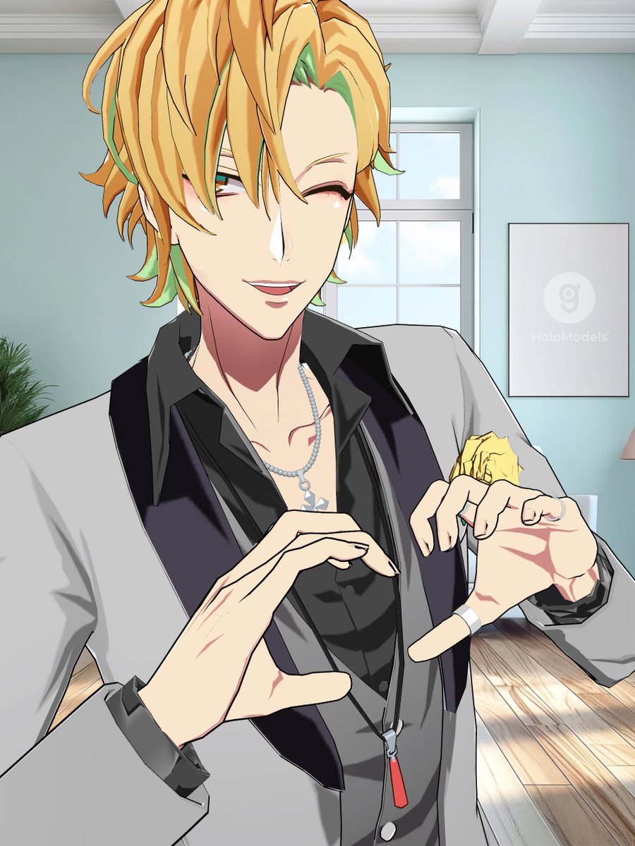 Doppomochii's tweet photo. Tried the other app the poses others made are cute https://t.co/r17LSqeedF