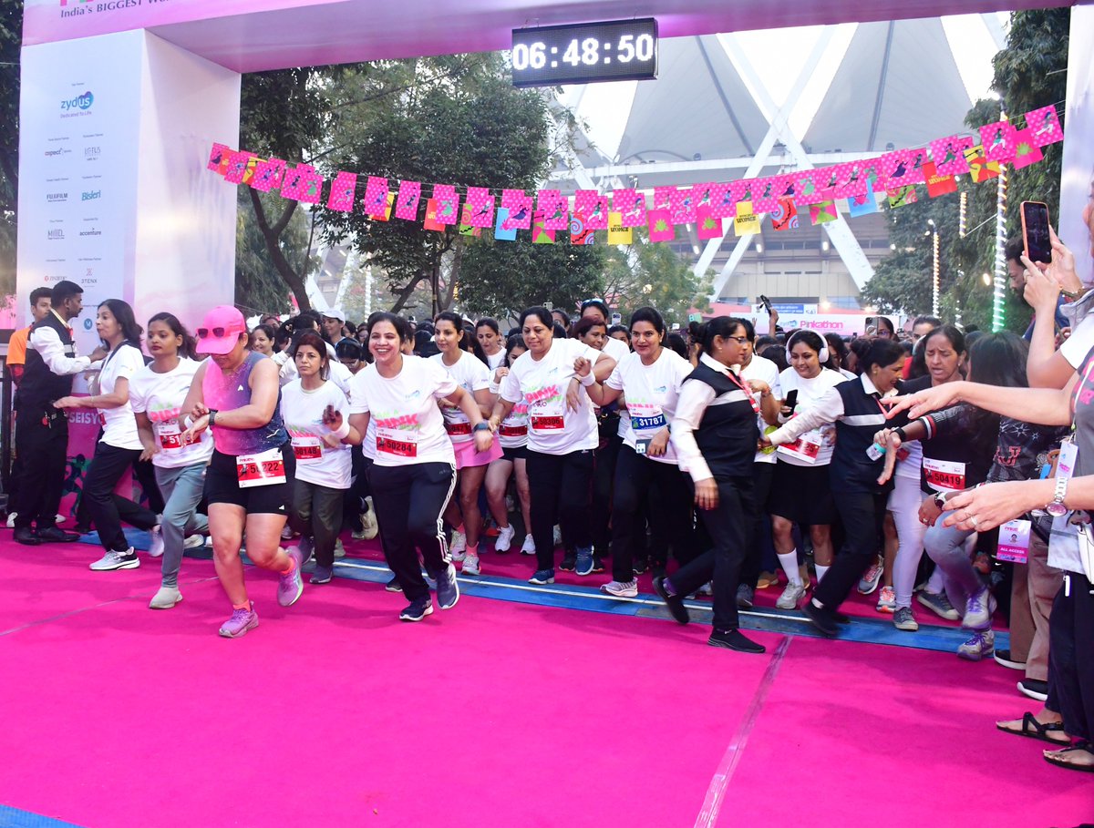 Pinkathon India tweet media