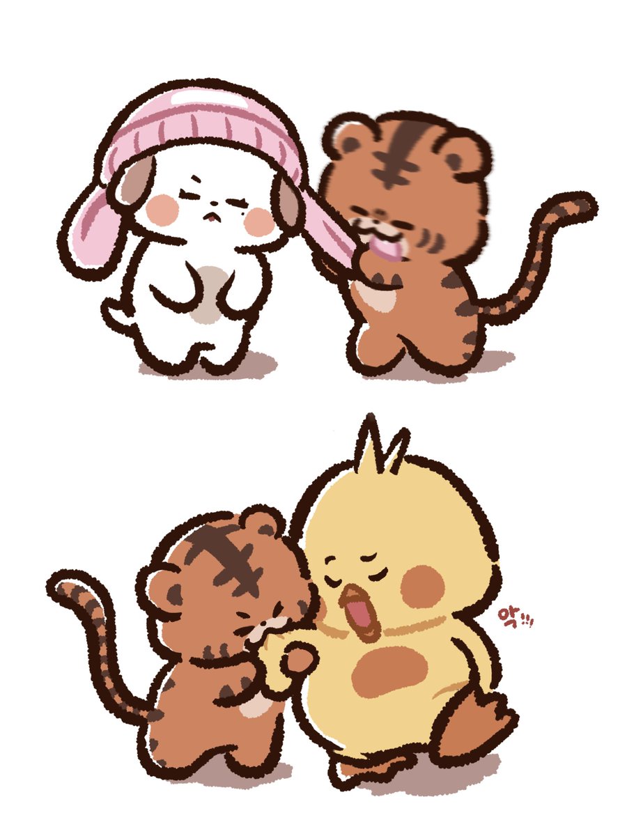 1us_sn's tweet photo. 앙🐯❗️ https://t.co/02LLoMYTYO