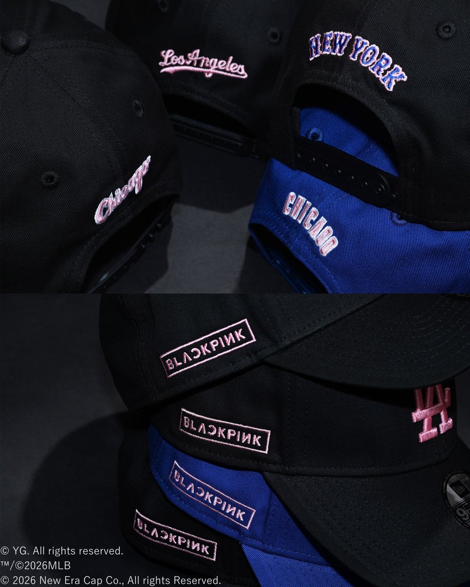 BLACKPINK × MLB × New Era トリプルコラボキャップが近日発売