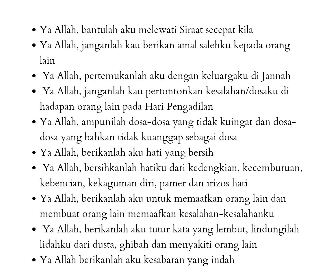dudidam5207's tweet photo. @lilaccountz Dipake dari awal rajab sampe sekarang baca ini terus. Semoga bermanfaat 😇🙏 https://t.co/aK9hHl3G91