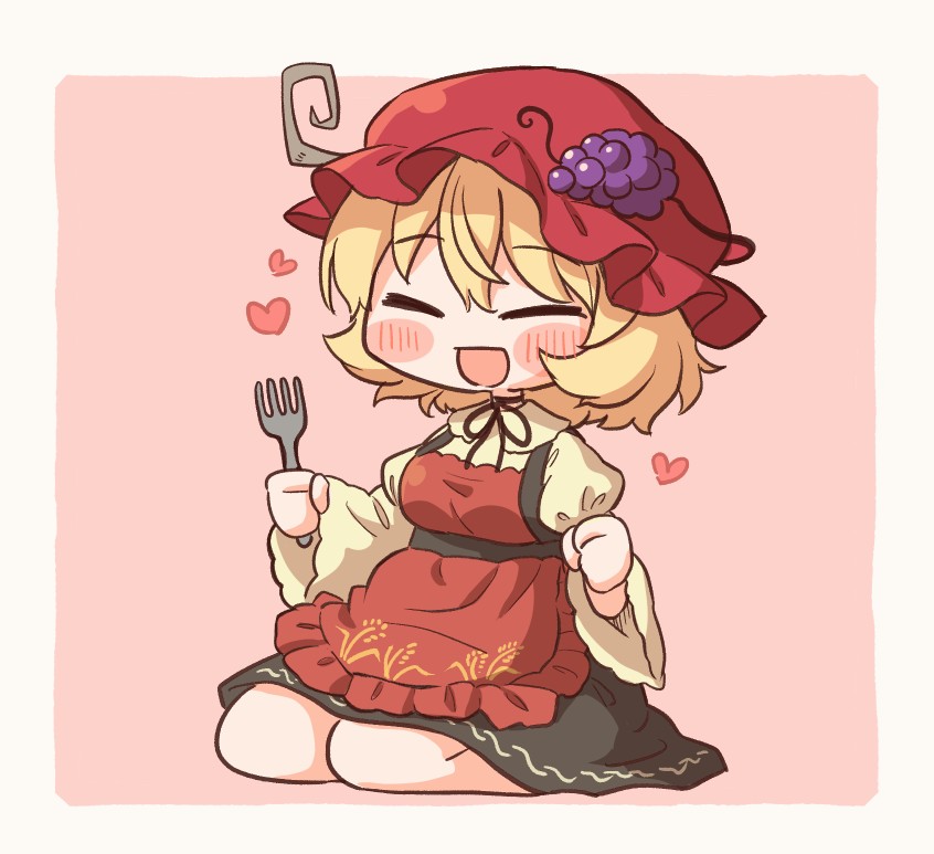 秋穣子 「アクスタになる予定の穣子ちゃん」|アリヌ🍠例大祭せ43abのイラスト