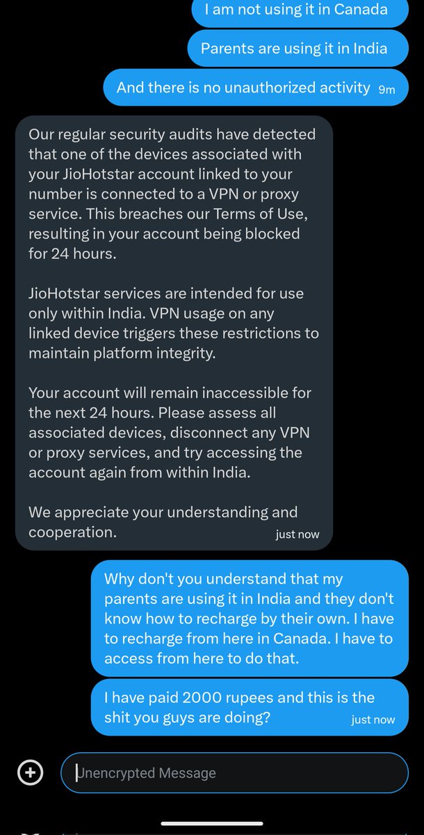 rahulbmg's tweet photo. You pay 2000rs and this is what you are getting from these shitty people. Don't ever use this service. Total Fu****S. https://t.co/Y2KqFGZhR7