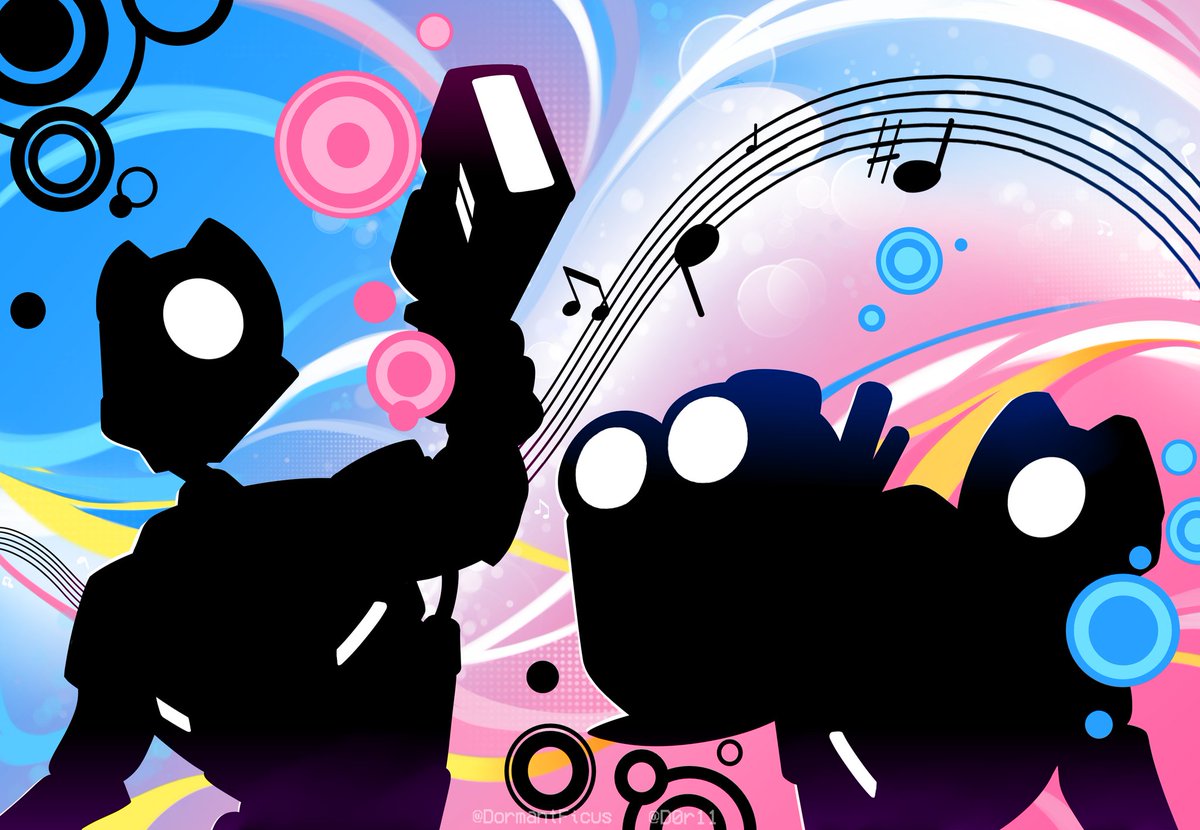 Before I draw the most boring  puppet v1 art, I want some silhouettes and colors,,,