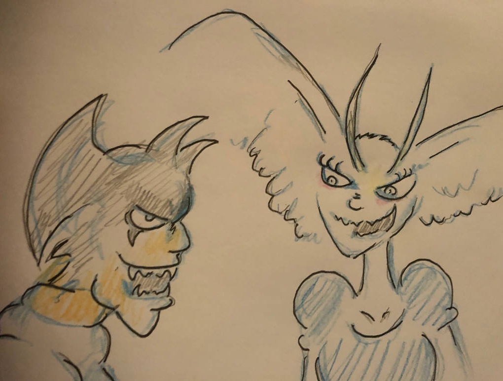 deviantart.com/krispinus/art/… #request #fanart #devilman #traditionalart #drawing #inked #colorpencil #colorpencils