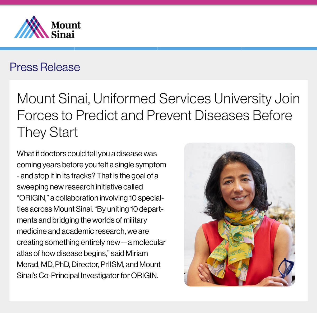 Friedman Brain Institute tweet media