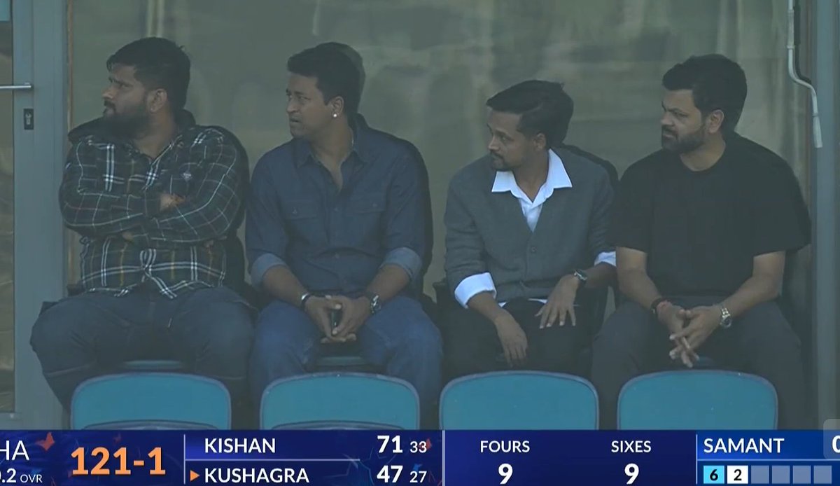 Ishan Kishan was not even in scheme of things for India's T20I setup as Ajit Agarkar sidelined him from all 3 formats, ignoring all his performances.

Thanks to RP Singh &amp; Pragyan Ojha, who personally went to watch Ishan Kishan's batting in SMAT &amp; directly selected him for world