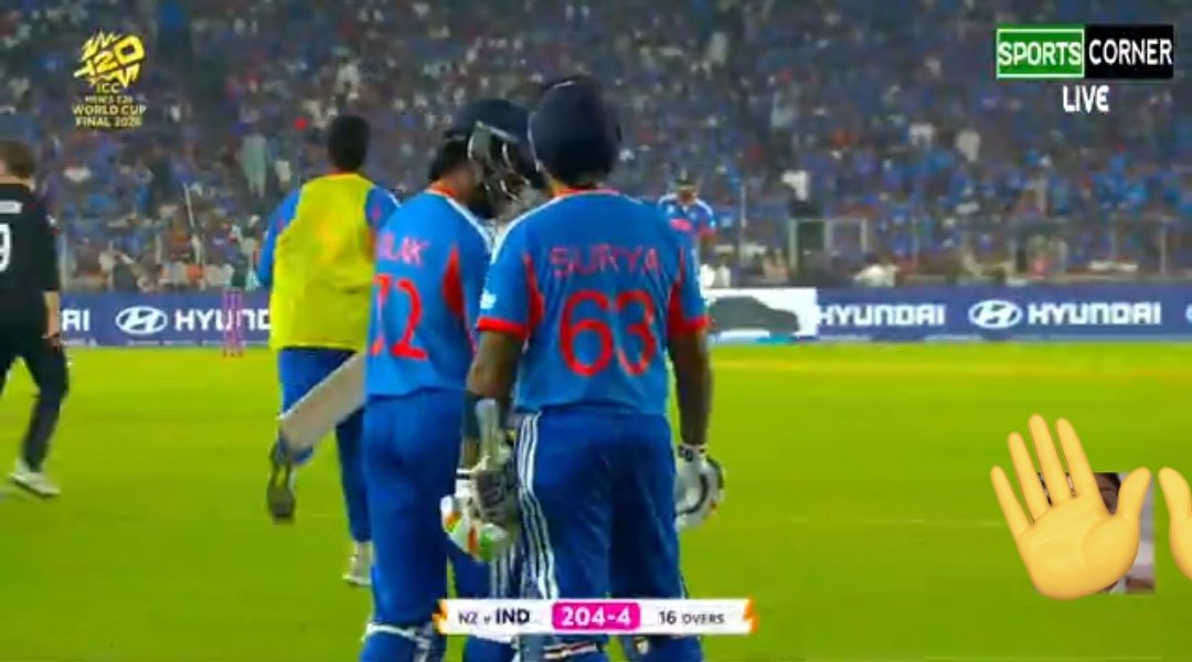 danishay__'s tweet photo. What an over from james neesham, took 3 wickets in the 16th over. 

#INDvsNZ
#t20worldcup2026 https://t.co/lkMoNOB4YH