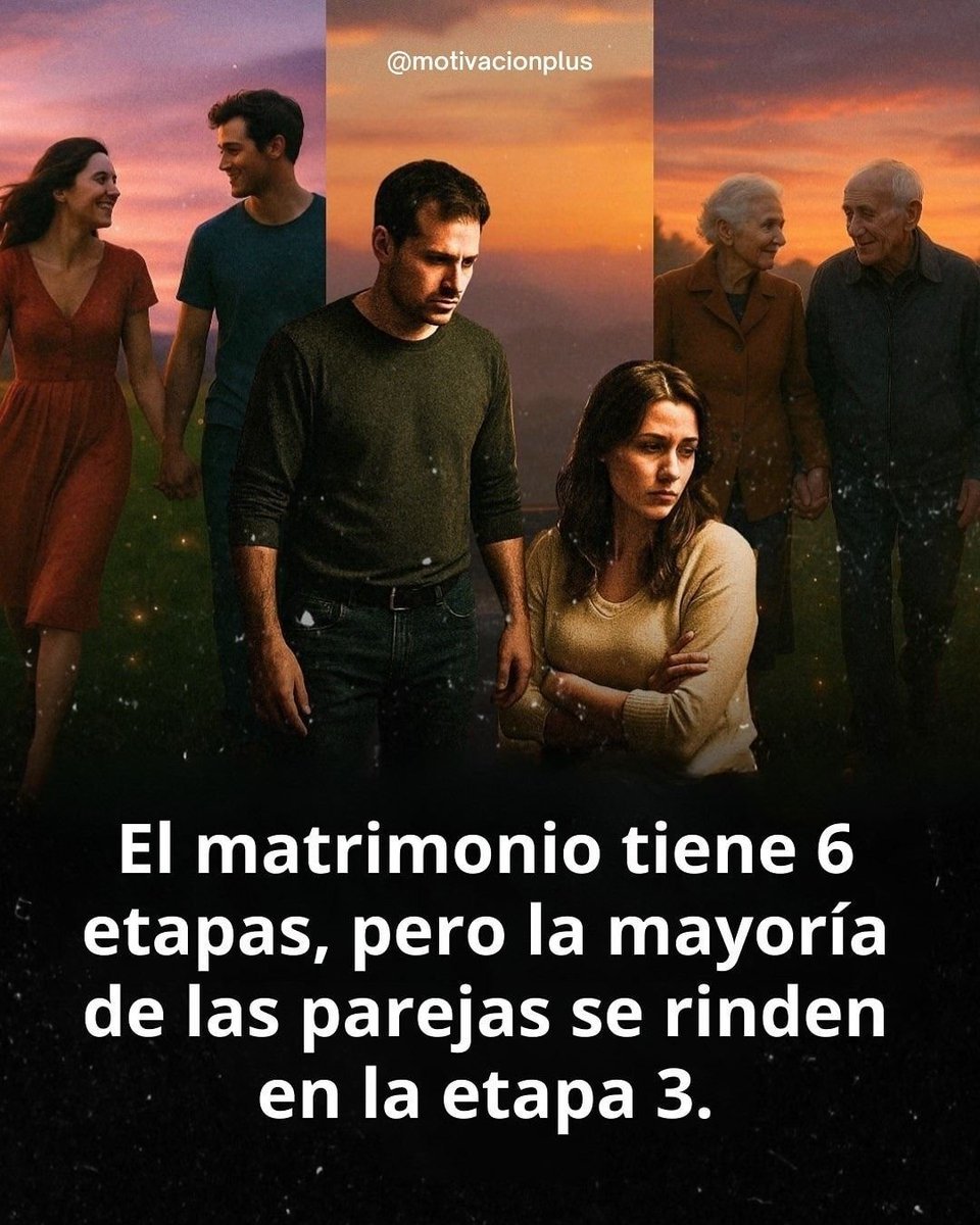 LealtadSabia's tweet photo. El matrimonio tiene 6 etapas, pero la mayoría abandona en la etapa 3:

- Hilo - https://t.co/HikiBBPhqx