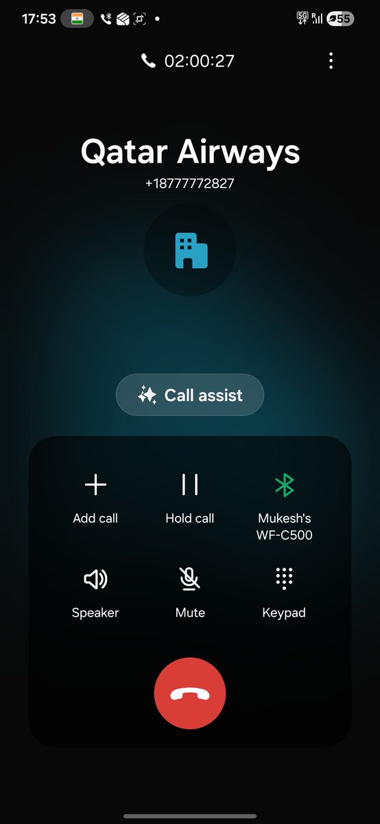 Mukesh_C's tweet photo. @qatarairways @qrsupport 

It's been 2 hours now I'mm on HOLD ho should I r ahcuke my ticket to tomorrow morning call QR900

Your website is not allowing me to change the flight https://t.co/WhkTZ18VOM