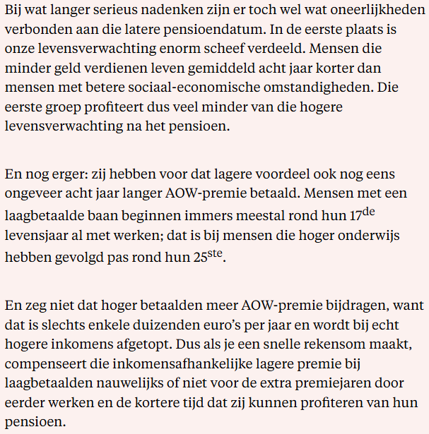 Matthijs85's tweet photo. VVD, D66 en CDA laten arme mensen met kort AOW, nu betalen voor het riante AOW van grootverdieners 👇 https://t.co/uBkpdCSRuA

Zo kan het beter: #AOW
- Na 40 jaar werk AOW-bijdrage-vrij
- Basisinkomen, waarbij je zelf beslist hoelang je hoeveel kan en wil werken. #basisinkomen https://t.co/QMpSL725r0
