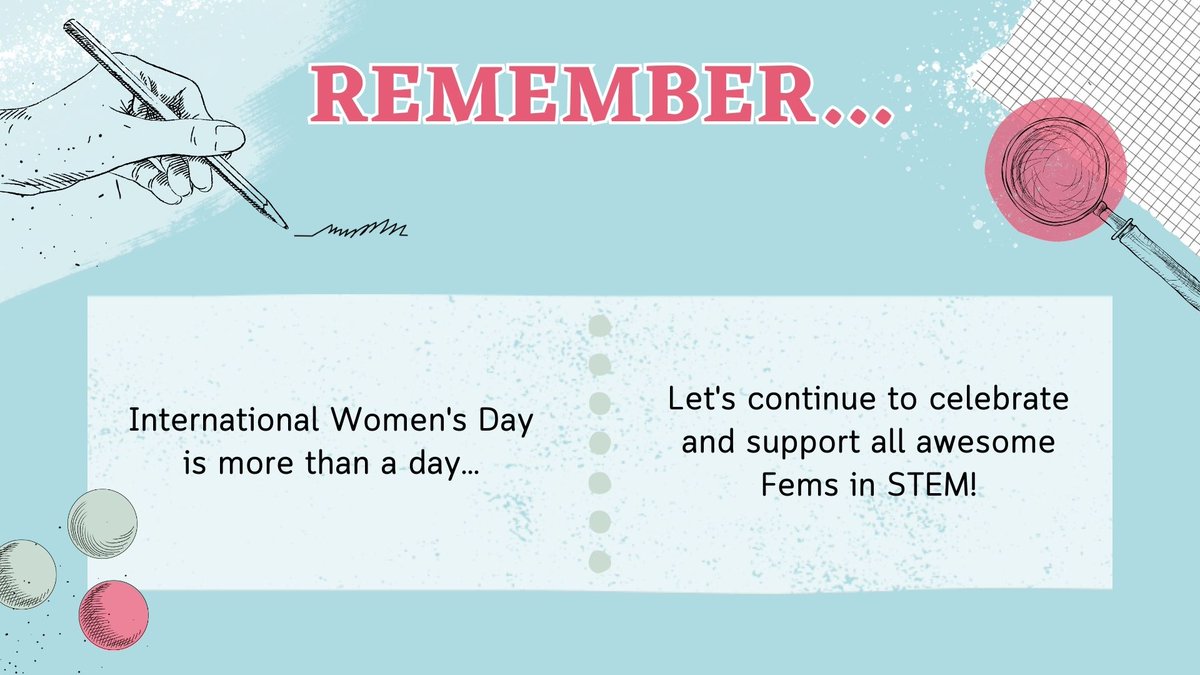 PGCgenetics's tweet photo. And that's a wrap folks!
Thanks for joining us in celebrating International Women's Day, 2026 and highlighting some of our fabulous #FemsinSTEM🌷
Remember, promoting and supporting women is more than just a day 🫶🏽 https://t.co/02Pe0lc1mI