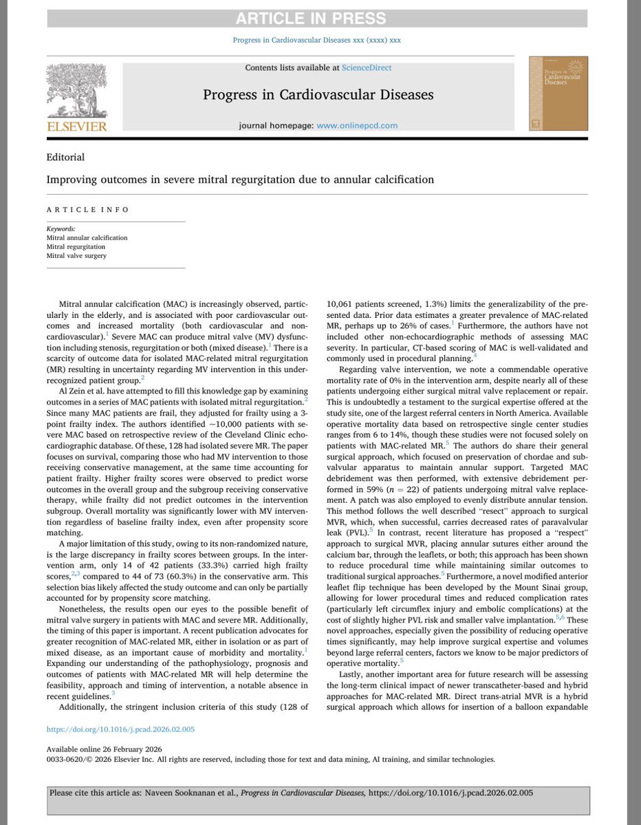 Progress in Cardiovascular Diseases tweet media