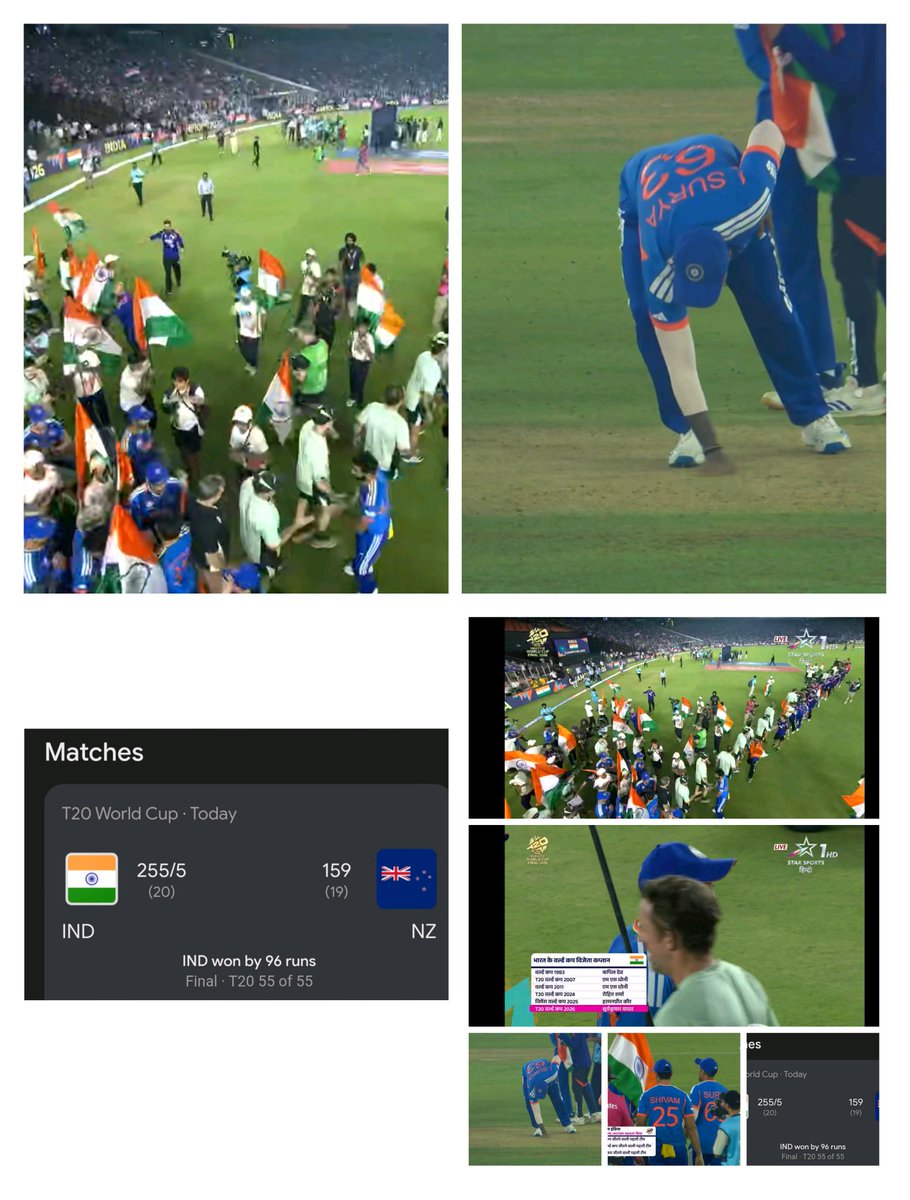 ✍️ Congratulations to Team India for an incredible victory in the T20 World Cup Final ! 🏆 Your hard work, dedication, and outstanding performance have truly shone through. 🇮🇳✨ 🎆🎆🎊🎊