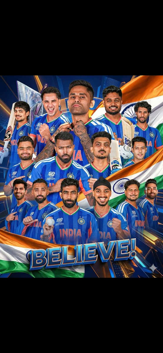 isz_27's tweet photo. We Believe 🇮🇳
#T20WorldCup2026final https://t.co/ROTQ1UCtSP