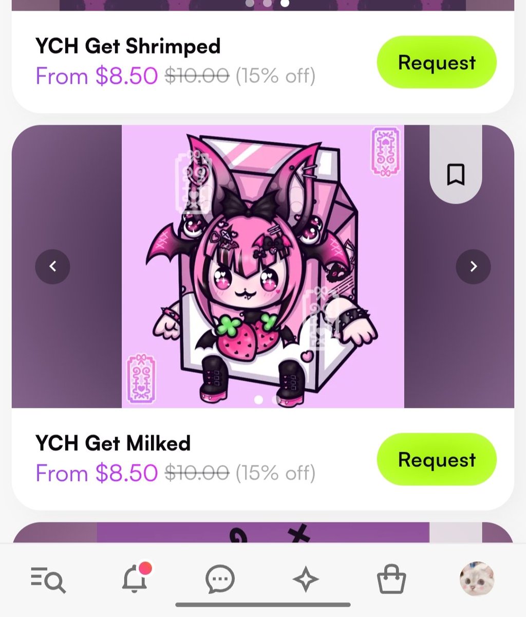 Since we been at 800 for a while now.... LITTLE CELEBRATORY SALE on my vgen ! :3 and...is that a new YCH ? 👀