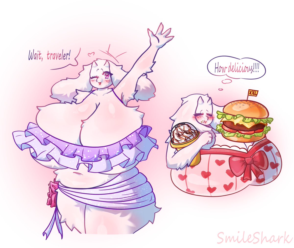 Toriel on a date

#Toriel #art