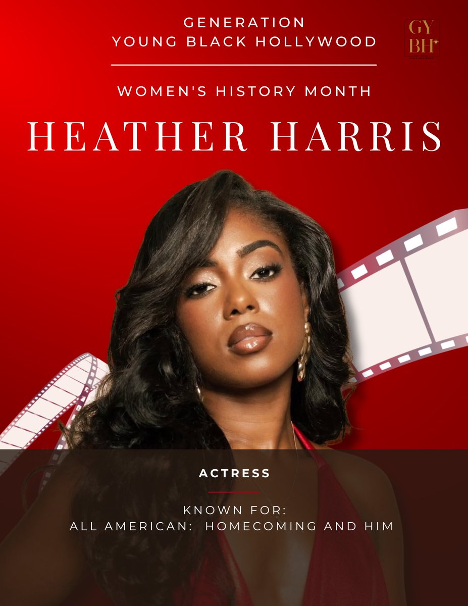 jasimisinclair's tweet photo. Gen YBH Women’s History Month Spotlight: HEATHER HARRIS  

“Growing up, I was often told I was too much, too dark, or that I didn’t fit the “ideal” mold. Because of that, I hope little Black girls who watch my journey know that they dont have to shrink to be chosen. They don’t have to be a certain “type” of Black girl to succeed in this industry.  Even when the road is difficult, it is not impossible. And when you can’t find a lane that was made with you in mind, God has a way of making room for exactly who you are.”