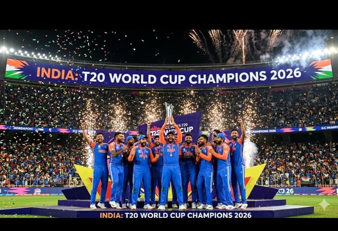 Congratulations Team India on lifting the T20  World Cup 2026