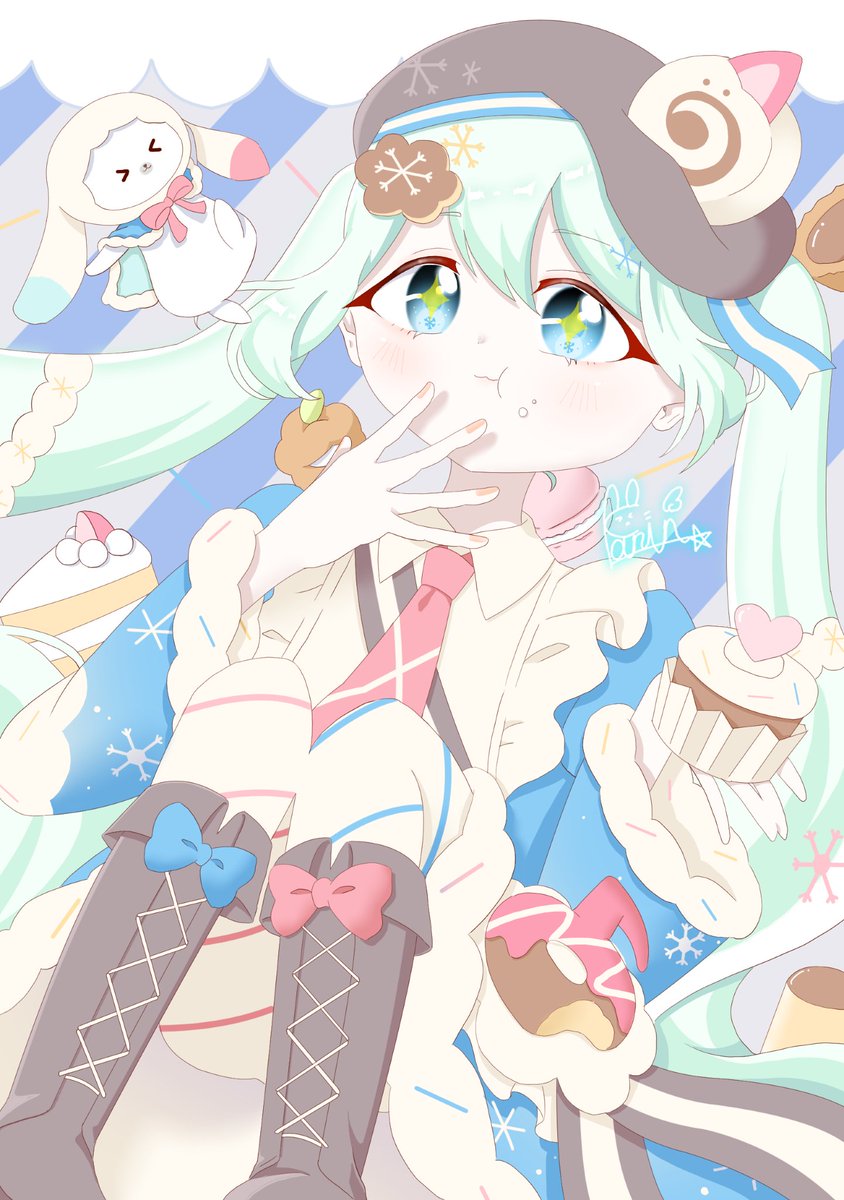 今年も雪ミク描きました！✨
#ミクの日　#初音ミク
#ミクの日2026