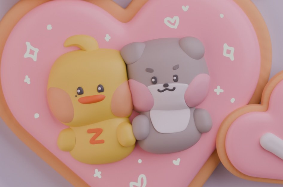 taegunv cookies 🩷 #blender #b3d